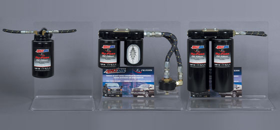New bypass kits featuring AMSOIL's strengthened non-warping machined adapters.
