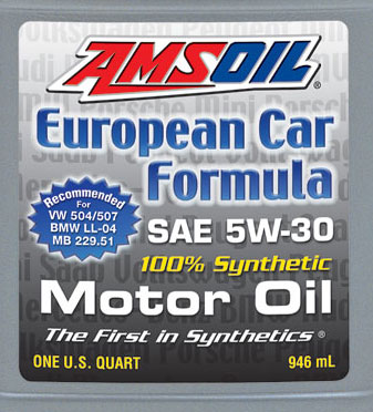 Our new VW 504 and 507 Motor oil