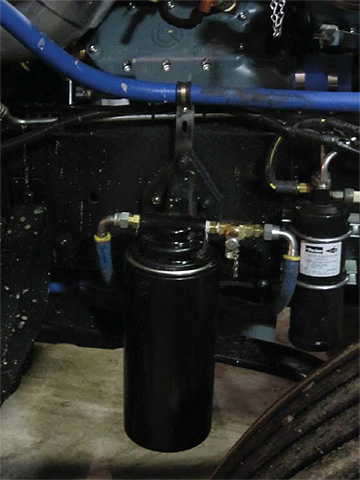 Amsoil heavy duty oil bypass filter kit BMK-30 installed