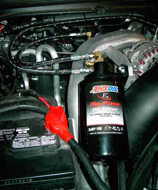 Ford Powerstroke owners can now reduce foreign oil dependence by abother 200 quarts minimum and reduce engine temperatures with AMSOIL Bypass kits amd AMSOIL diesel oil.