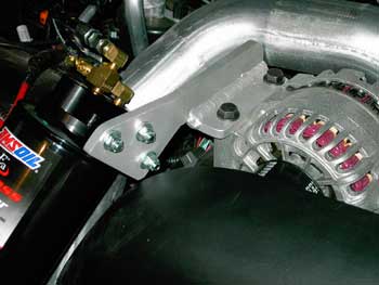 Our custom bracket makes instals fast and easy on the Ford 6.0