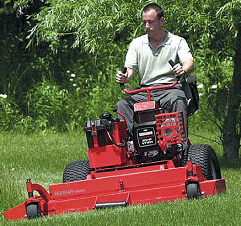 Large mowers fail from internal deposits caused by high temperatures. AMSOIL ASE Small engine synthetic oil will solve this problem and end downtime caused by heat.