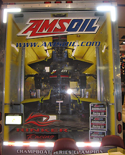 Amsoil's 2-cycle Racer - Terry Rinker's van advertising Amsoil products. Shot in 2009