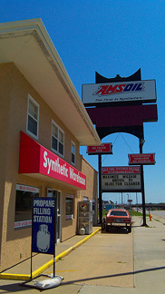 Ideal Amsoil Showroom dominates oil sales in any town.