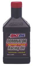 Amsoil's high performance racing 2-cycle injector and 50:1 premix. The Dominator!