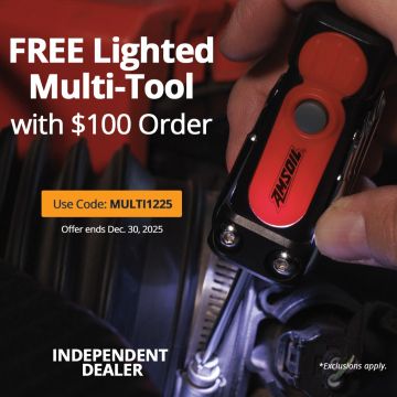 Hand tool lighted on both sides