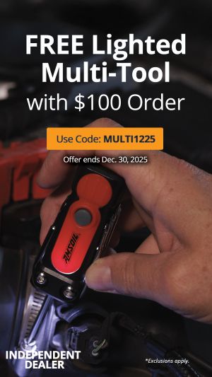 Hand tool lighted on both sides